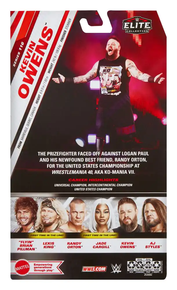 WWE Elite Collection Figurka akcji Kevin Owens 15 cm zdjęcie produktu