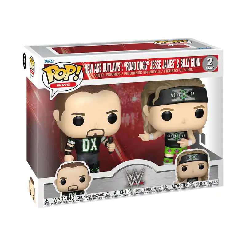 WWE Funko POP! Television Winylowe Figurki Zestaw 2 figurek New Age Outlaws 9 cm zdjęcie produktu