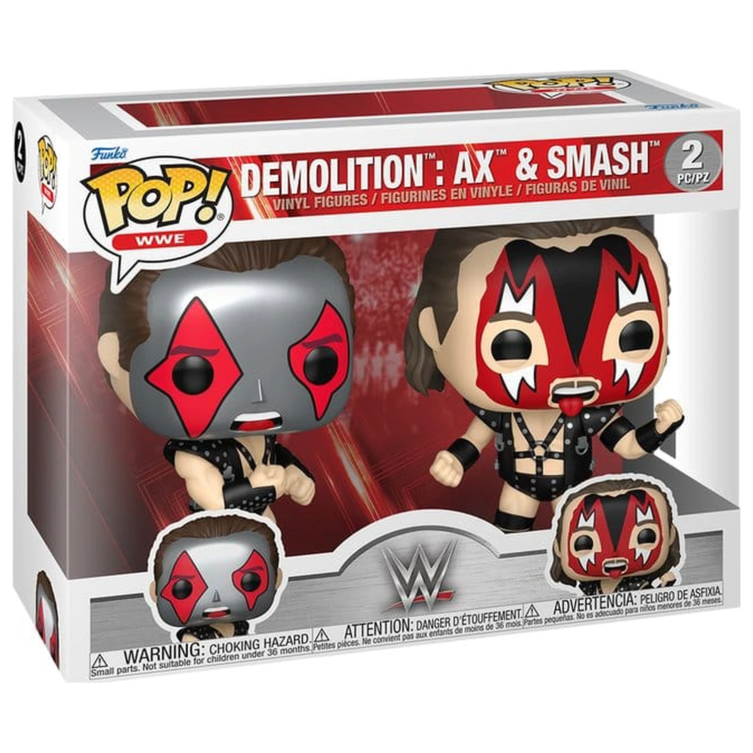WWE Funko POP! Winyl Figurki Zestaw 2 Ax i Smash 9 cm zdjęcie produktu
