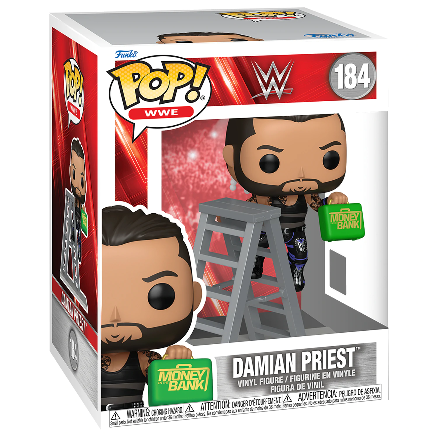 WWE Funko POP! Figurka winylowa Premium Damian Priest MITB 9 cm zdjęcie produktu