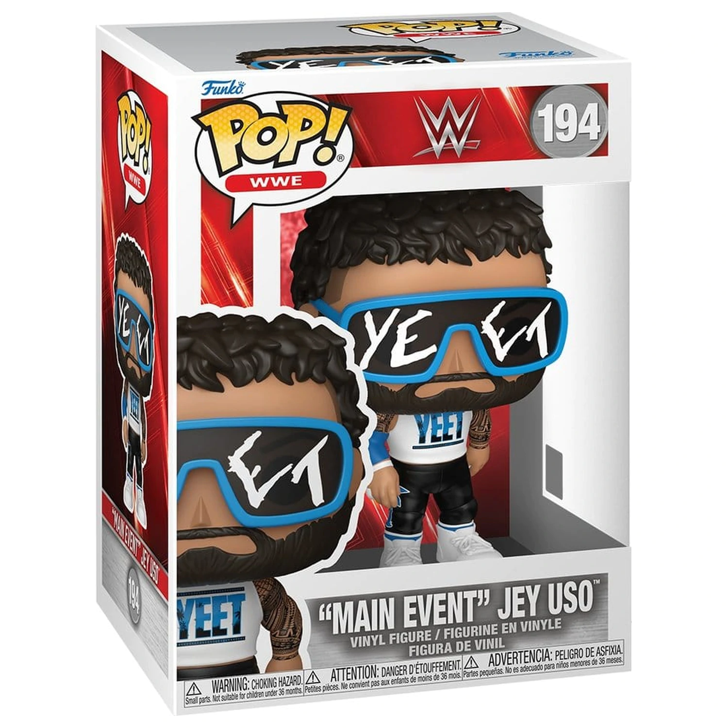 WWE Funko POP! Winylu Figurka "Main Event" Jey Uso 9 cm zdjęcie produktu