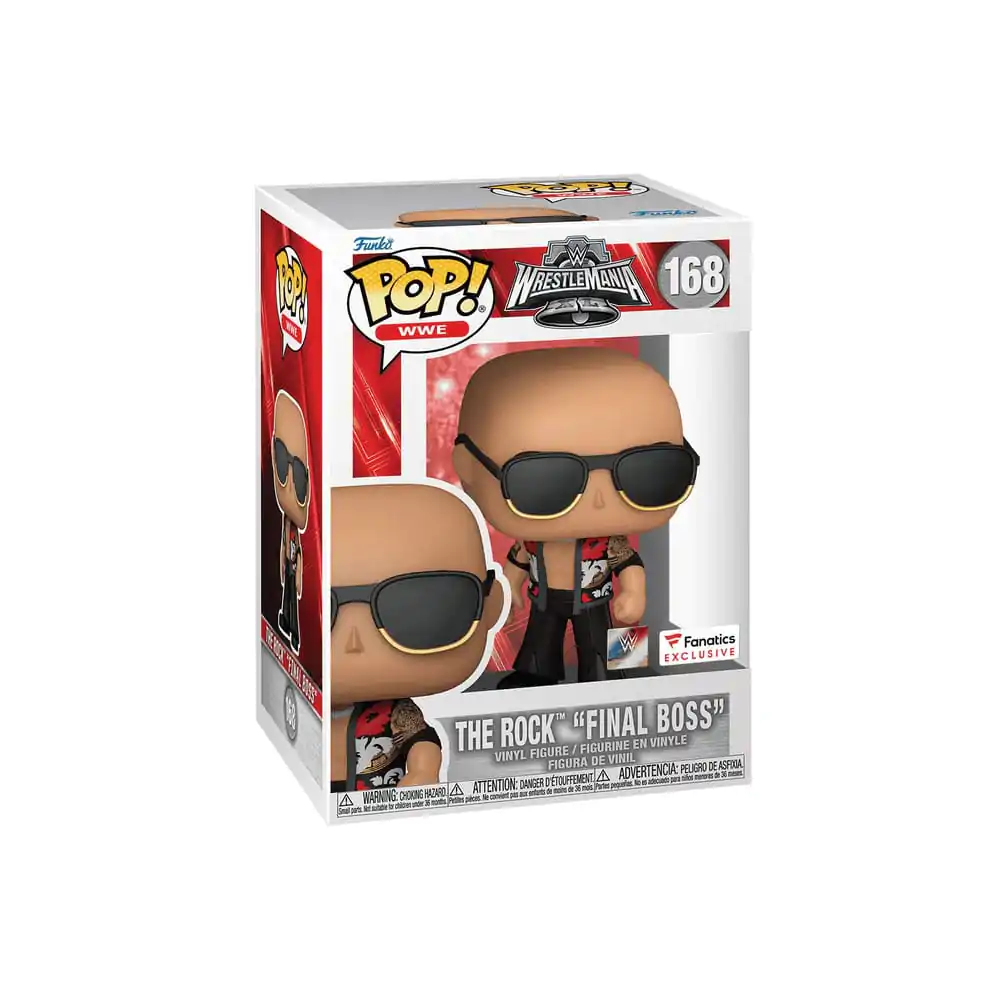 Figurka winylowa WWE Funko POP! The Rock- Final Boss (WrestleMania 40) 9 cm zdjęcie produktu