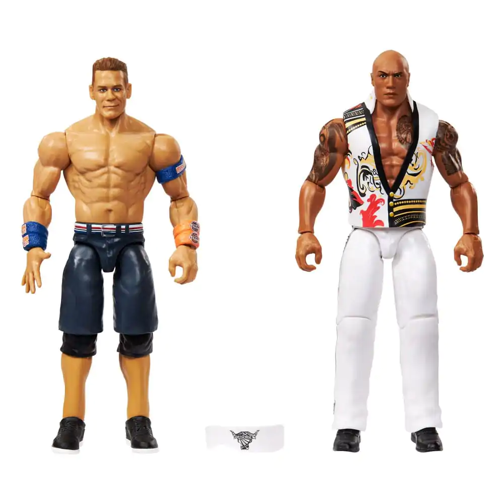 Figurki akcji WWE Main Event Showdown The Rock Final Boss kontra John Cena, zestaw 2 figurek, 15 cm zdjęcie produktu