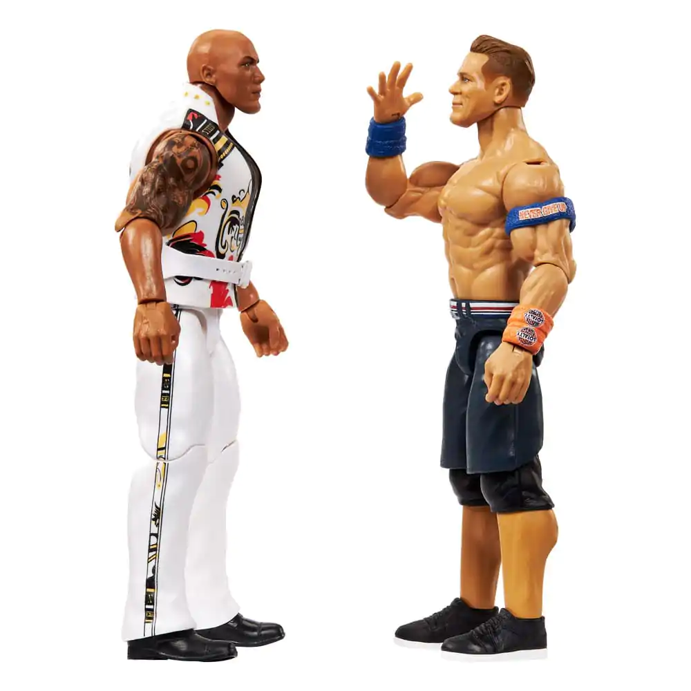 Figurki akcji WWE Main Event Showdown The Rock Final Boss kontra John Cena, zestaw 2 figurek, 15 cm zdjęcie produktu