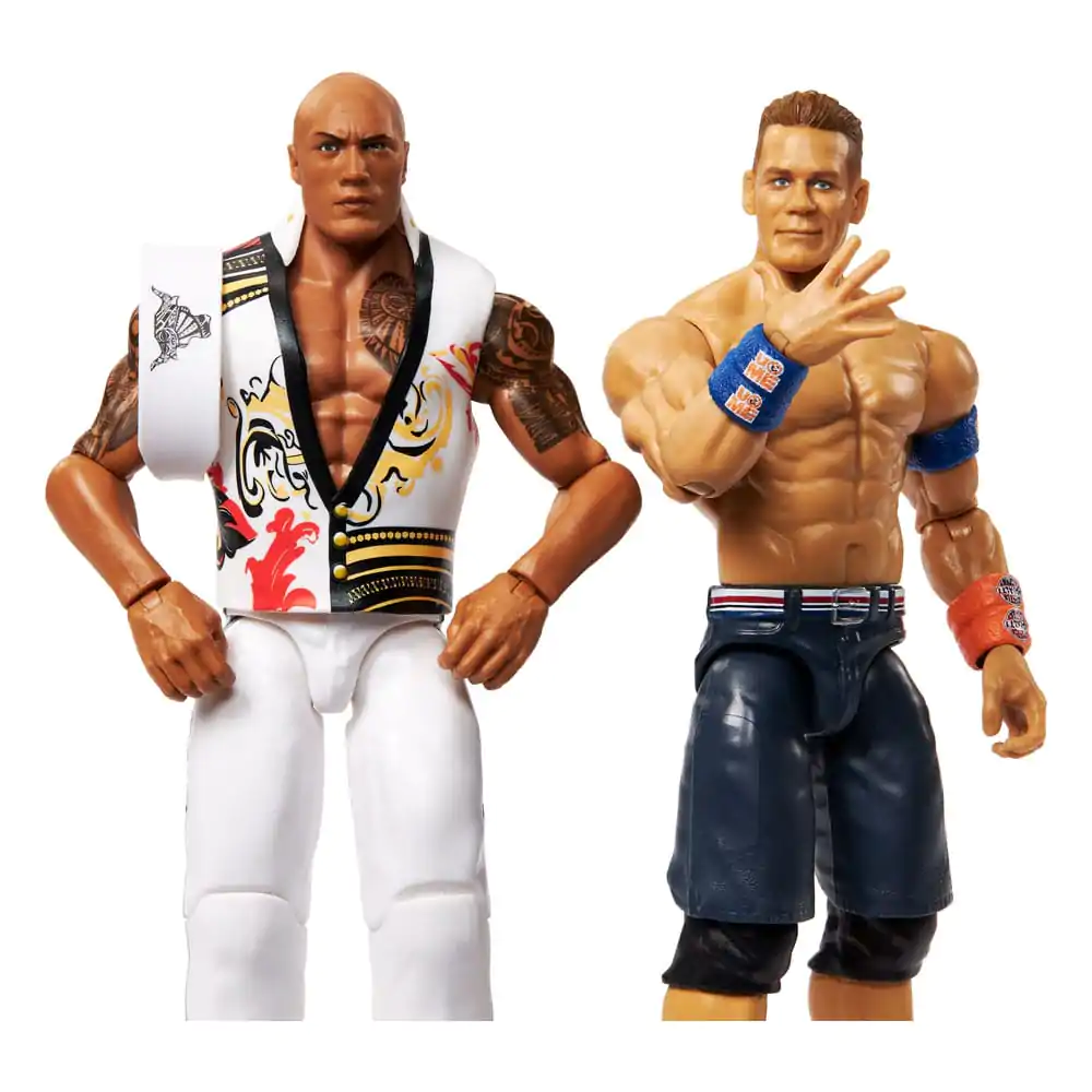 Figurki akcji WWE Main Event Showdown The Rock Final Boss kontra John Cena, zestaw 2 figurek, 15 cm zdjęcie produktu