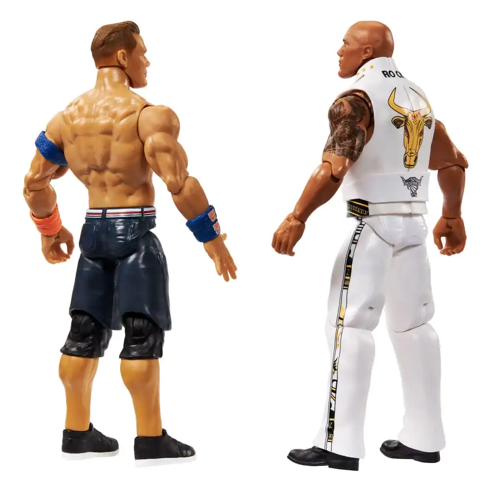 Figurki akcji WWE Main Event Showdown The Rock Final Boss kontra John Cena, zestaw 2 figurek, 15 cm zdjęcie produktu