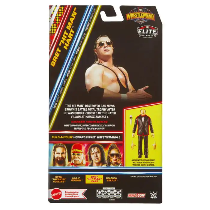 WWE WrestleMania Elite Collection Figurka Akcji Bret 