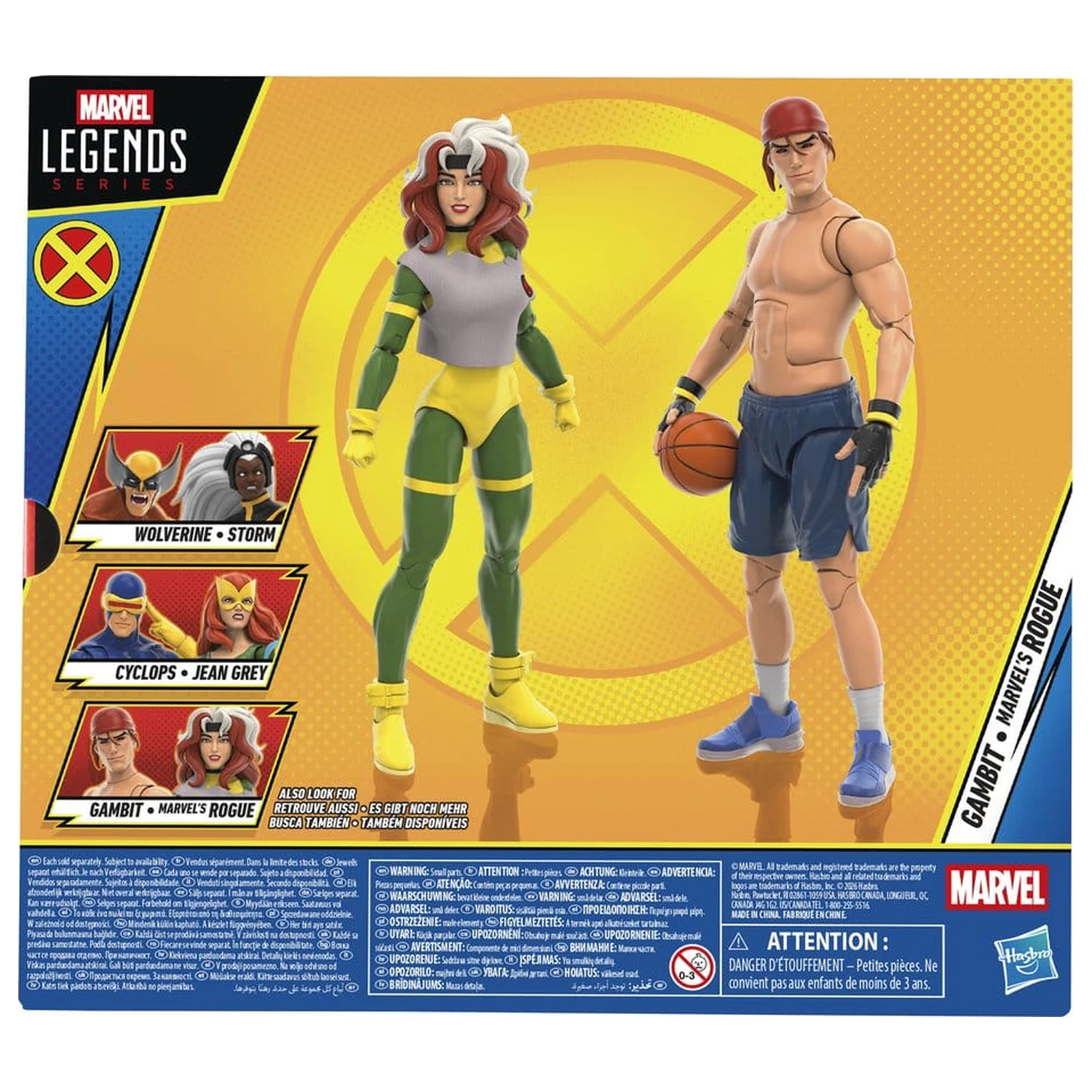 X-Men '97 Marvel Legends Figurka Akcji 2-Pak Gambit & Marvel's Rogue 15 cm zdjęcie produktu