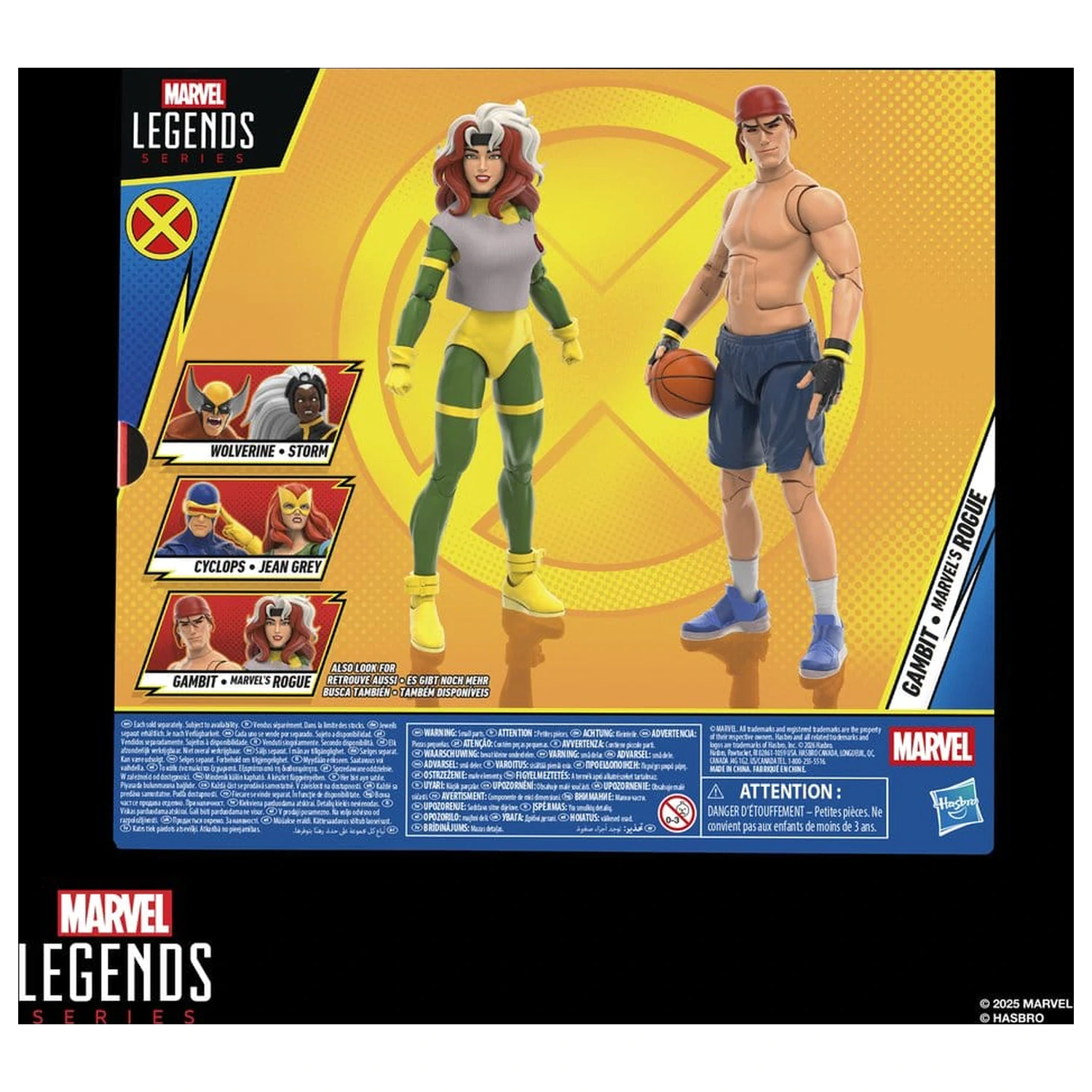 X-Men '97 Marvel Legends Figurka Akcji 2-Pak Gambit & Marvel's Rogue 15 cm zdjęcie produktu