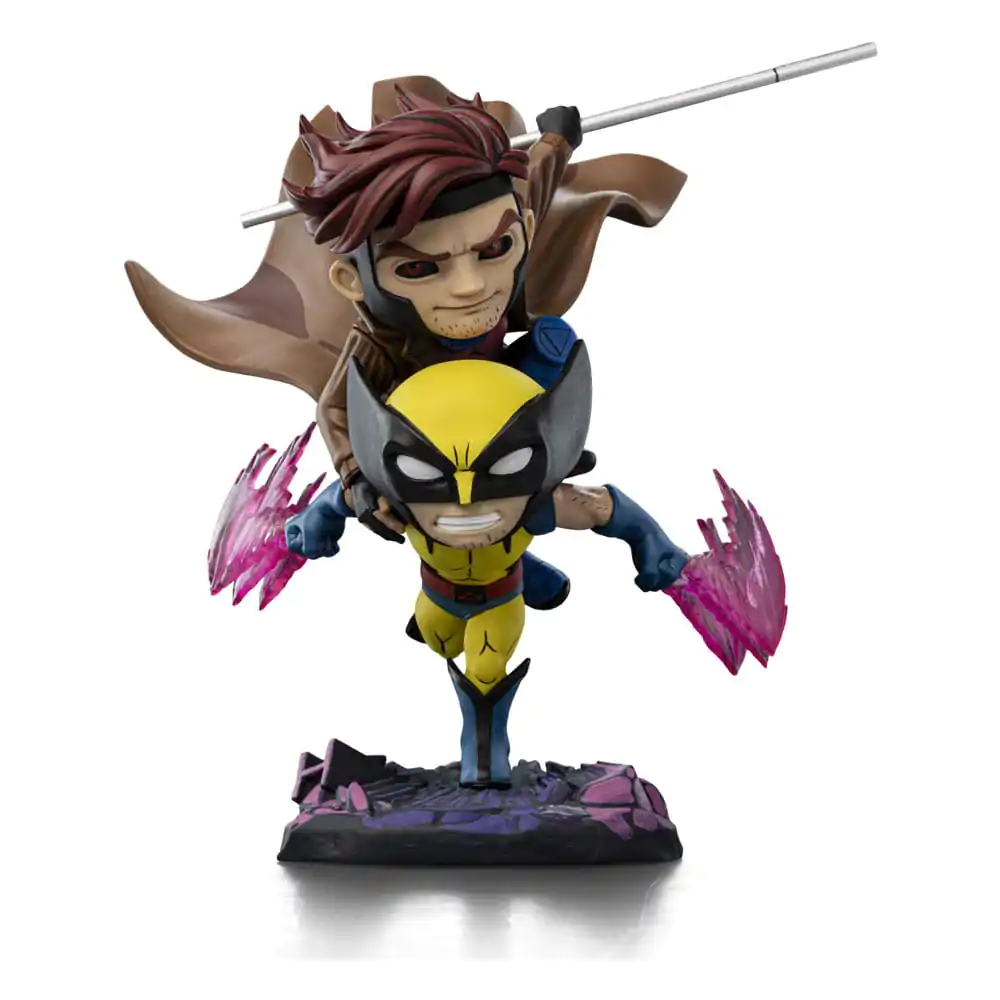 X-Men 97 Mini Co. Figurka PVC Gambit i Wolverine 23 cm zdjęcie produktu