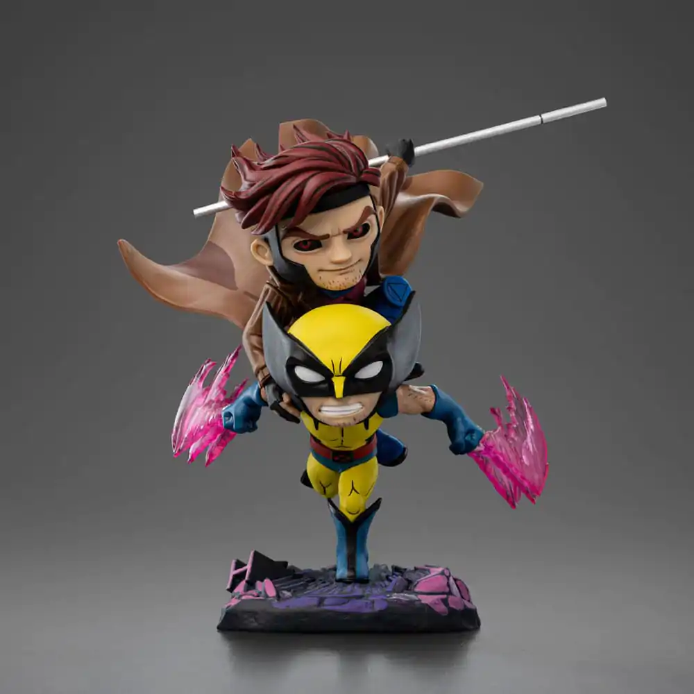 X-Men 97 Mini Co. Figurka PVC Gambit i Wolverine 23 cm zdjęcie produktu