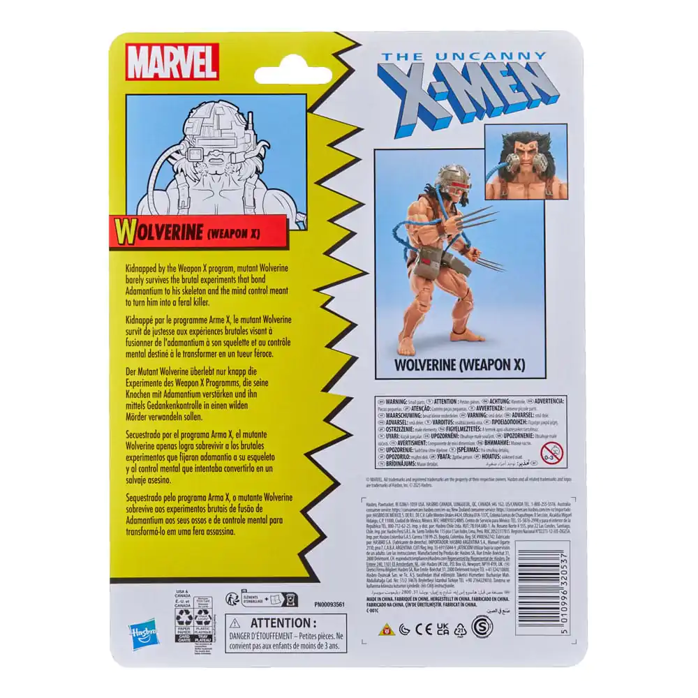 X-Men Marvel Legends figurka akcji Wolverine (Weapon X) 15 cm zdjęcie produktu