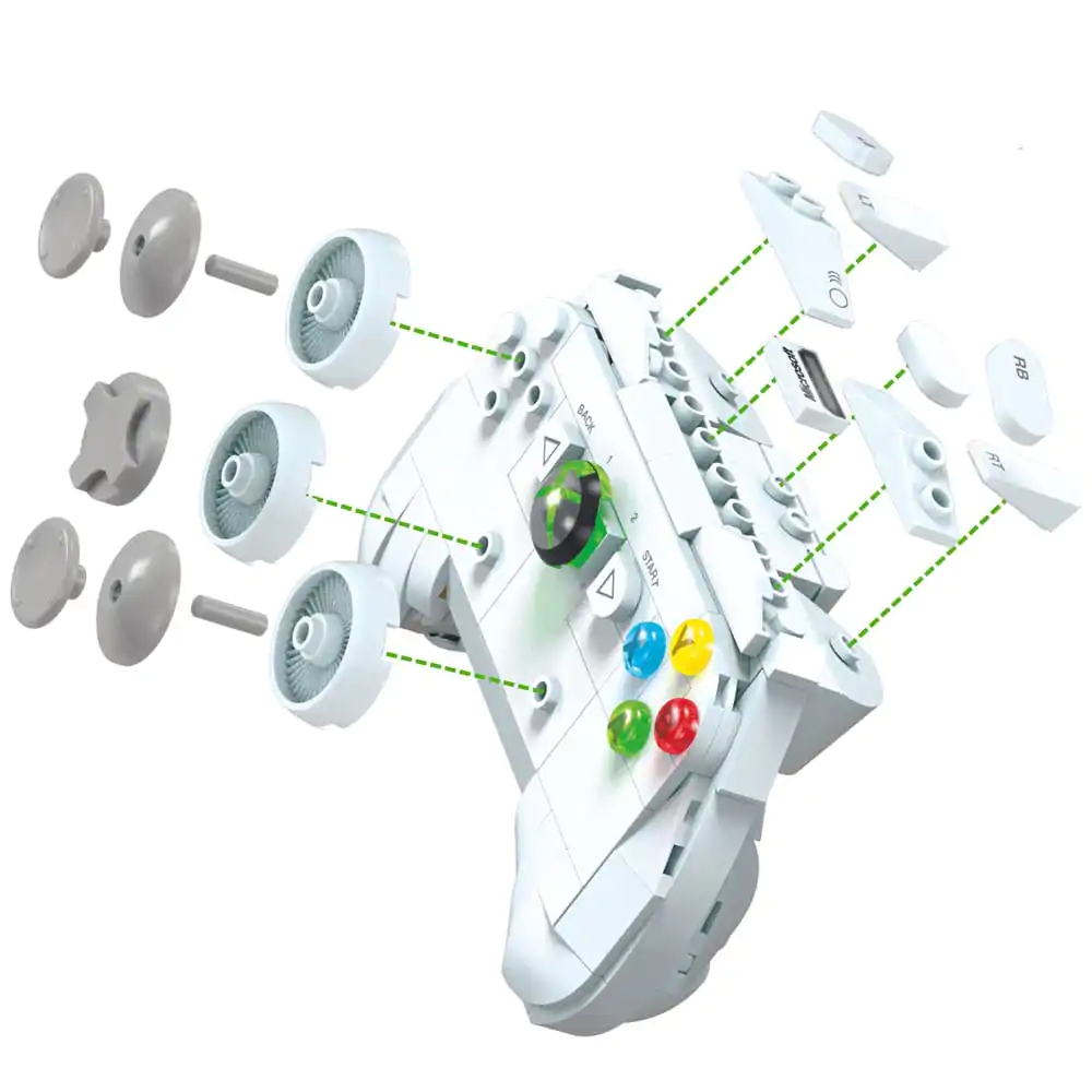 XBOX MEGA Zestaw Konstrukcyjny 3/4 XBOX 360 Console zdjęcie produktu