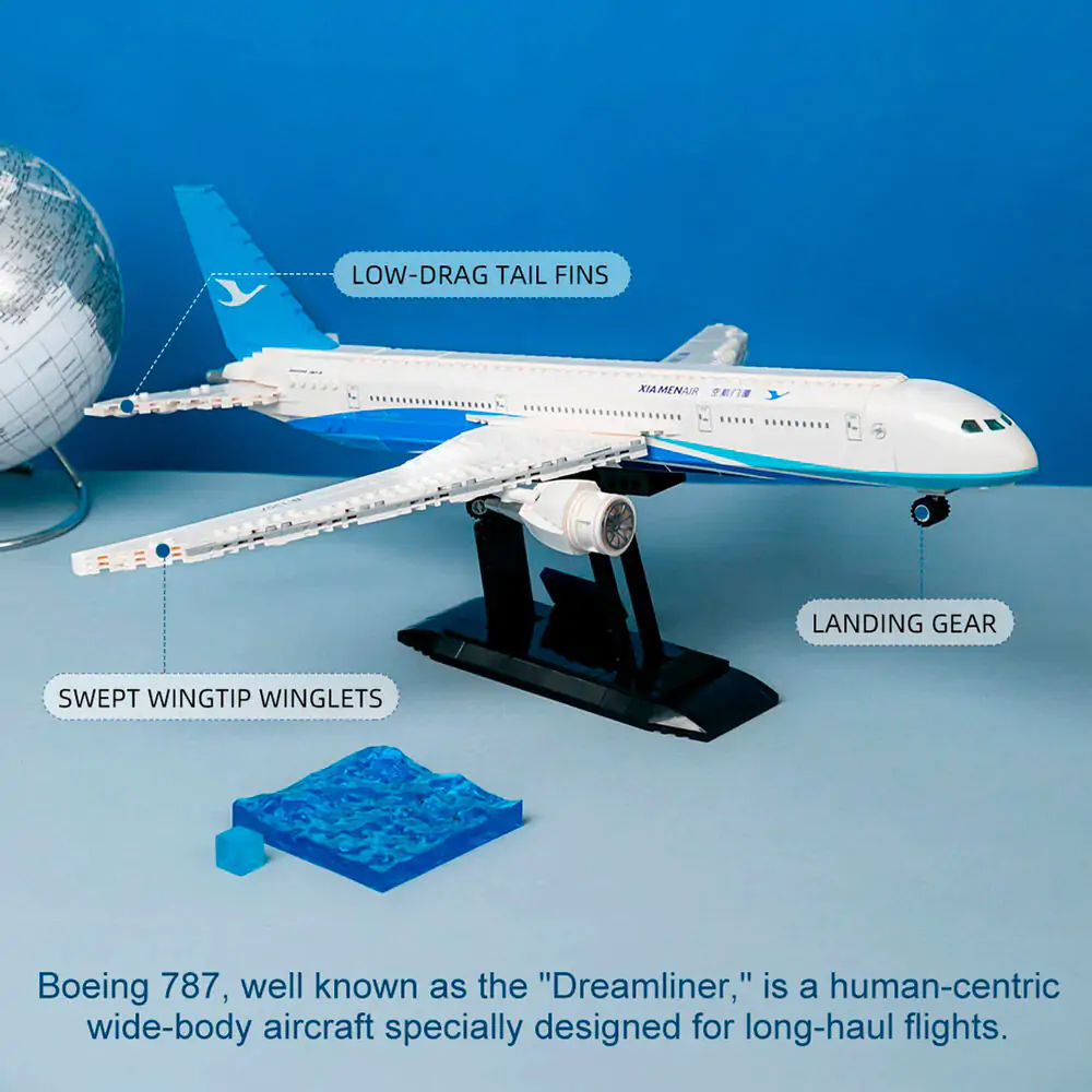 Zestaw konstrukcyjny Xiamen Air Boeing 787 745 elementów zdjęcie produktu