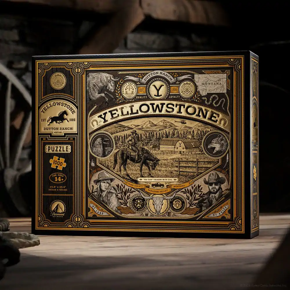 Yellowstone wielowymiarowe puzzle (1000 elementów) zdjęcie produktu
