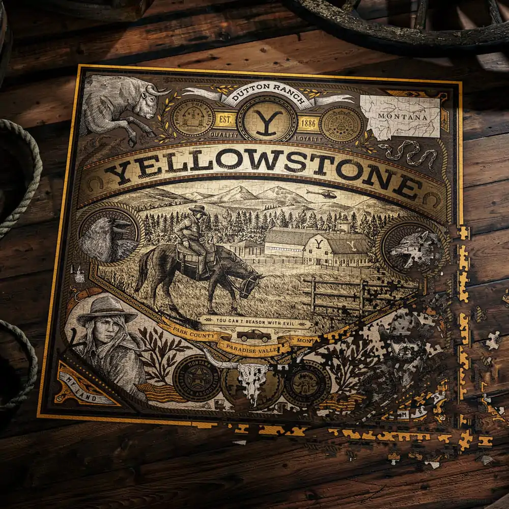 Yellowstone wielowymiarowe puzzle (1000 elementów) zdjęcie produktu