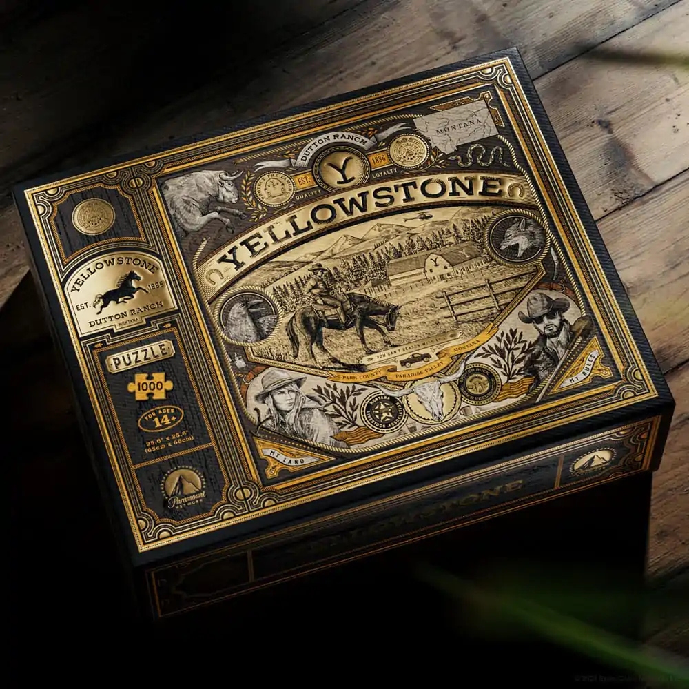 Yellowstone wielowymiarowe puzzle (1000 elementów) zdjęcie produktu