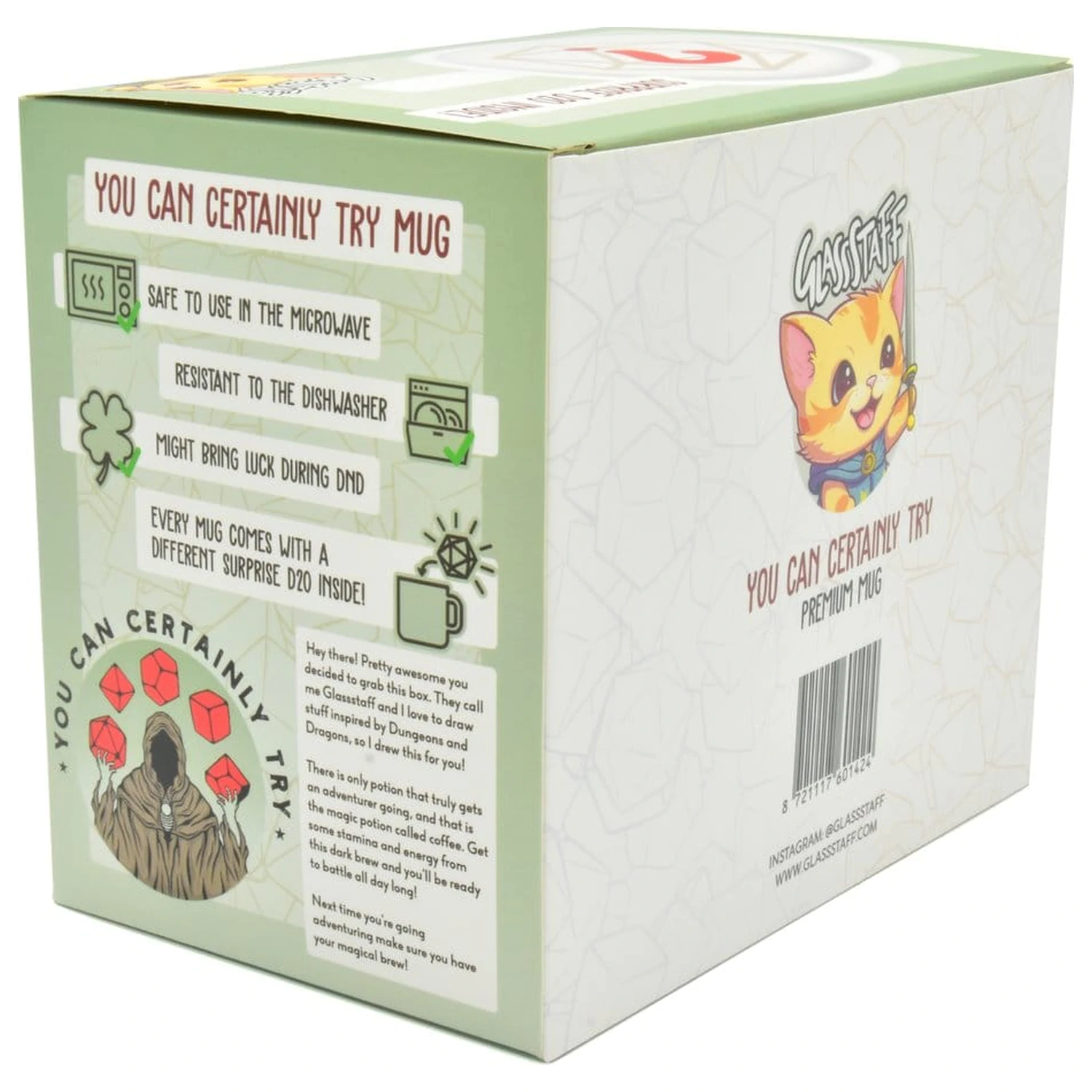 You can certainly try Zestaw prezentowy Kubek i Kość D20 zdjęcie produktu