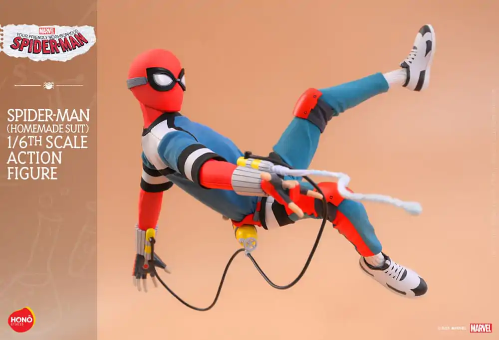 Figurka Akcji Spider-Man z Sąsiedztwa 1/6 Spider-Man (Homemade Suit) 29 cm zdjęcie produktu