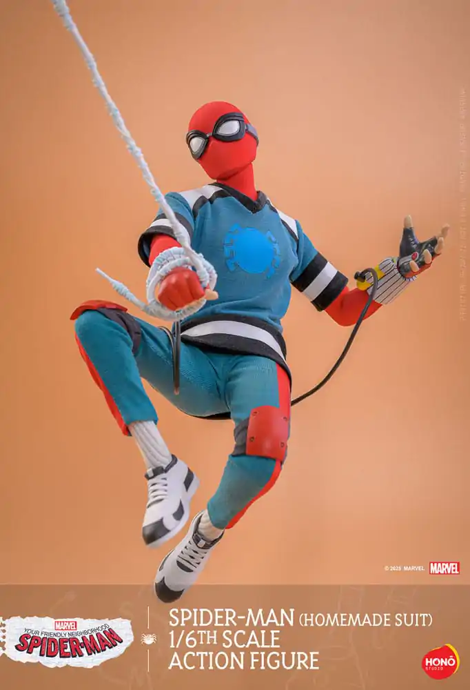 Figurka Akcji Spider-Man z Sąsiedztwa 1/6 Spider-Man (Homemade Suit) 29 cm zdjęcie produktu