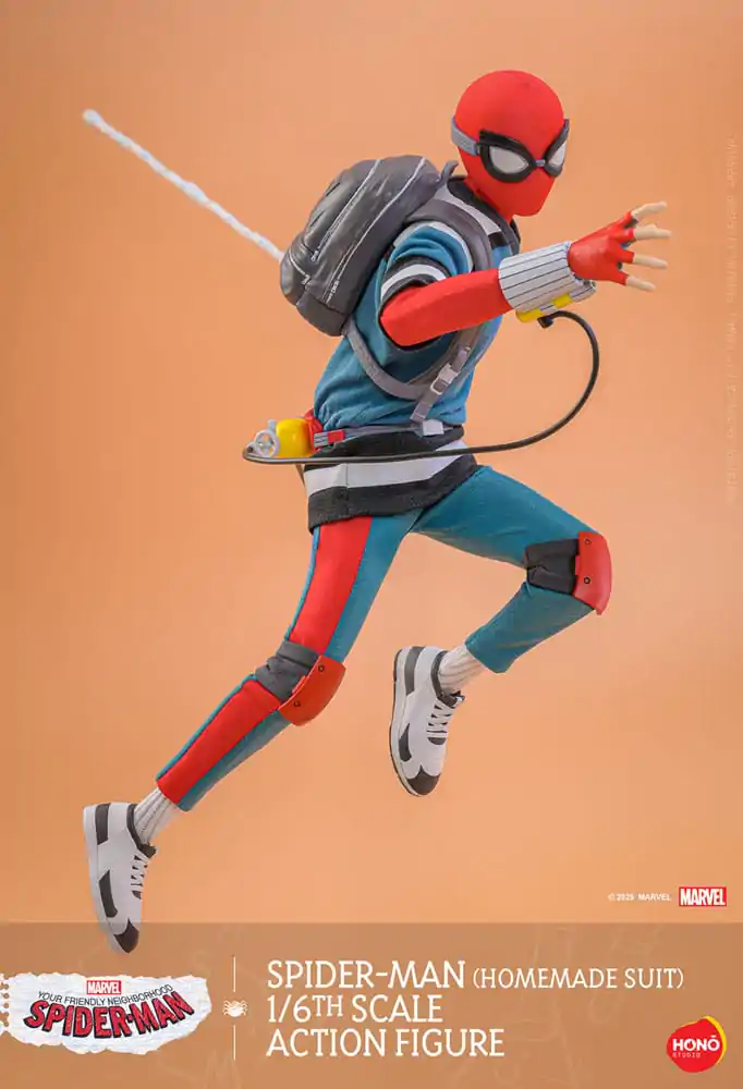 Figurka Akcji Spider-Man z Sąsiedztwa 1/6 Spider-Man (Homemade Suit) 29 cm zdjęcie produktu