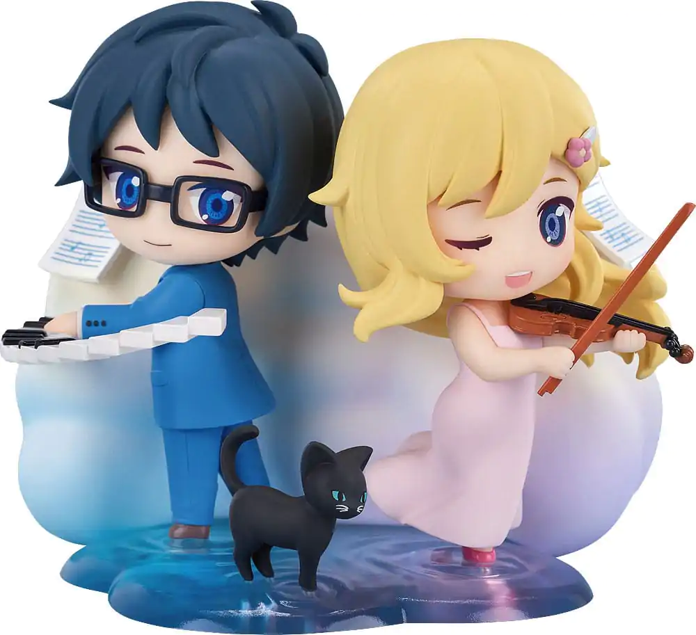 Your Lie in April Qset Mini Figurki 2-Pak Kaori Miyazono & Kosei Arima 9 cm zdjęcie produktu