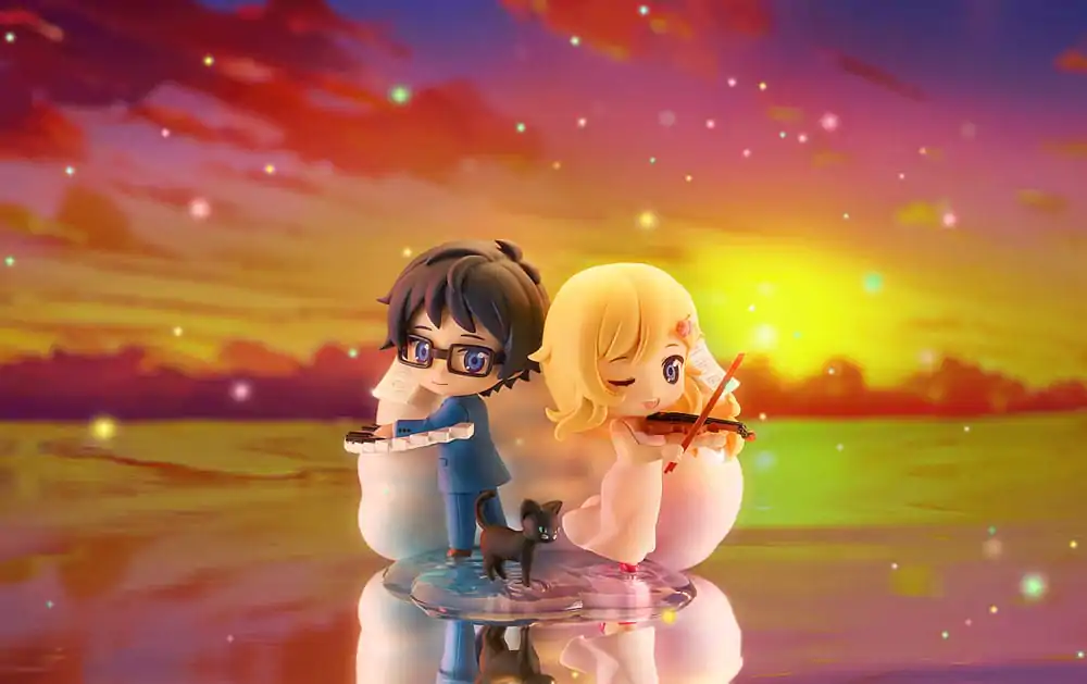 Your Lie in April Qset Mini Figurki 2-Pak Kaori Miyazono & Kosei Arima 9 cm zdjęcie produktu