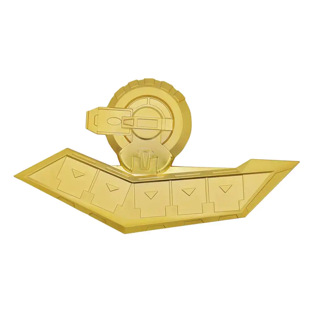 Yu-Gi-Oh! Pozłacany 24K Gold Duel Disk Mini Replica 18 cm zdjęcie produktu