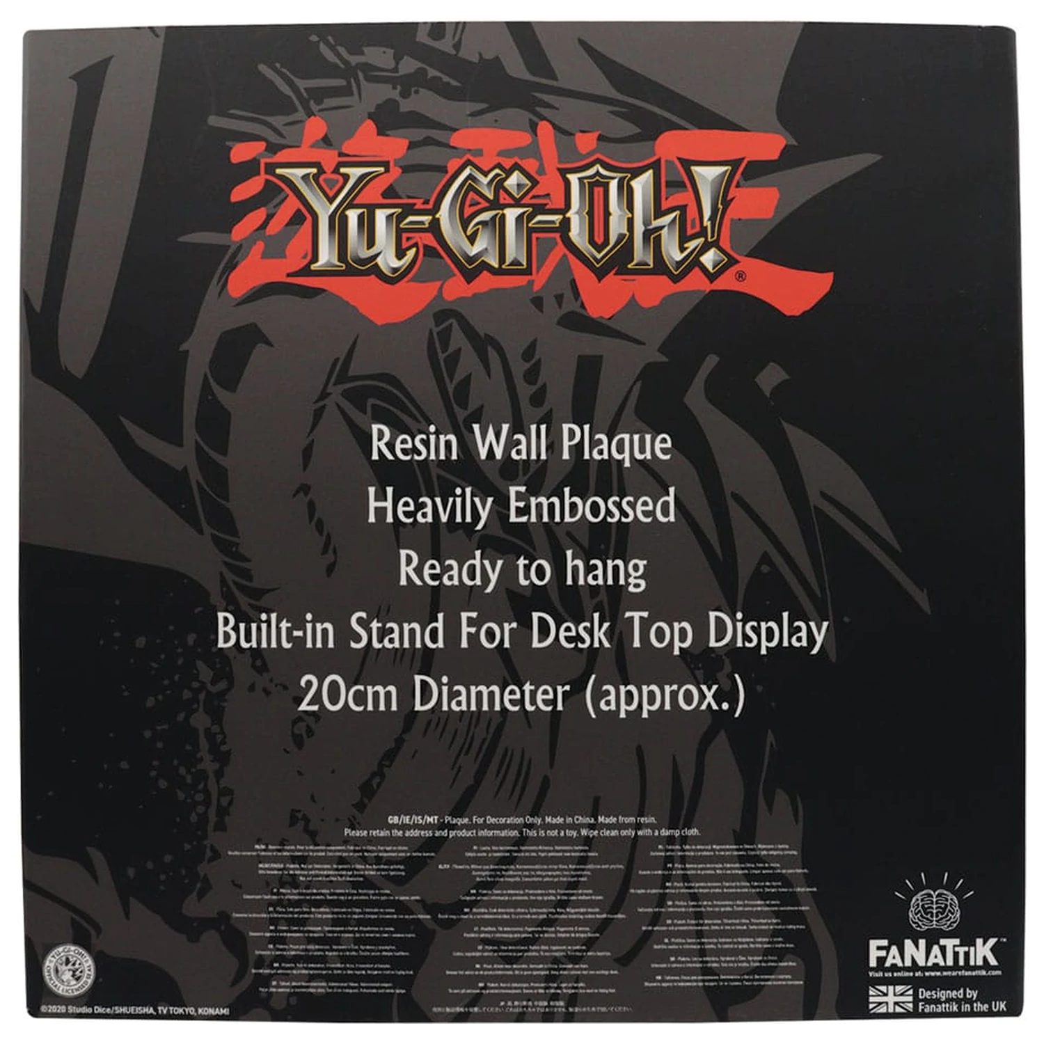 Yu-Gi-Oh! Żywiczna Tabliczka Niebieskooki Biały Smok zdjęcie produktu