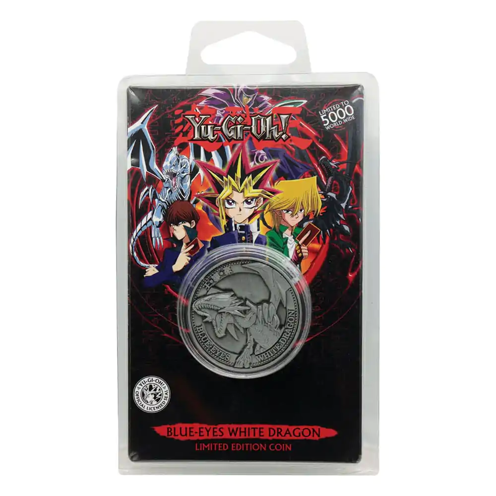 Yu-Gi-Oh! Kolekcjonerska Moneta Blue-Eyes White Dragon Limited Edition zdjęcie produktu