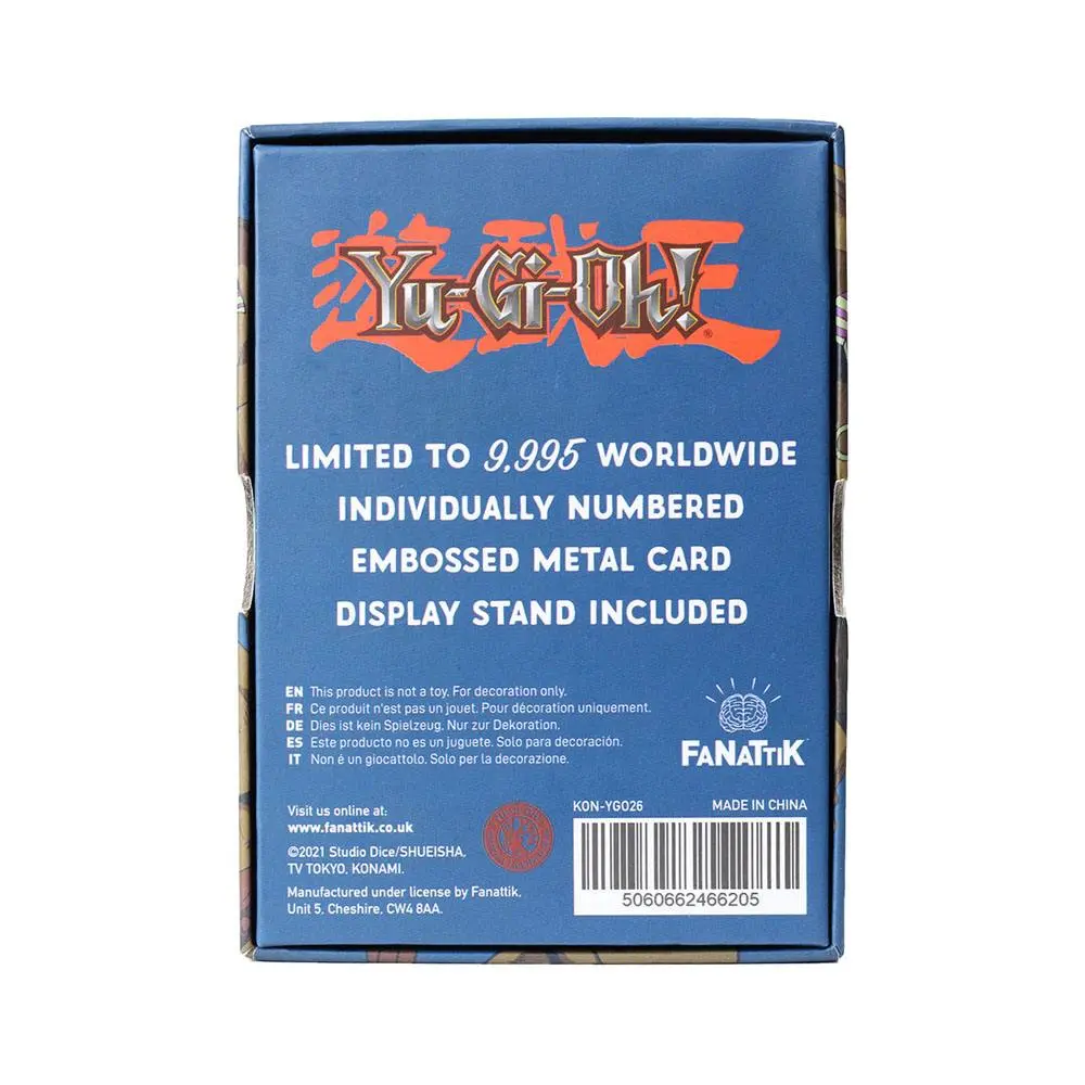 Yu-Gi-Oh! Replika Karty Exodia The Forbidden One Edycja Limitowana zdjęcie produktu