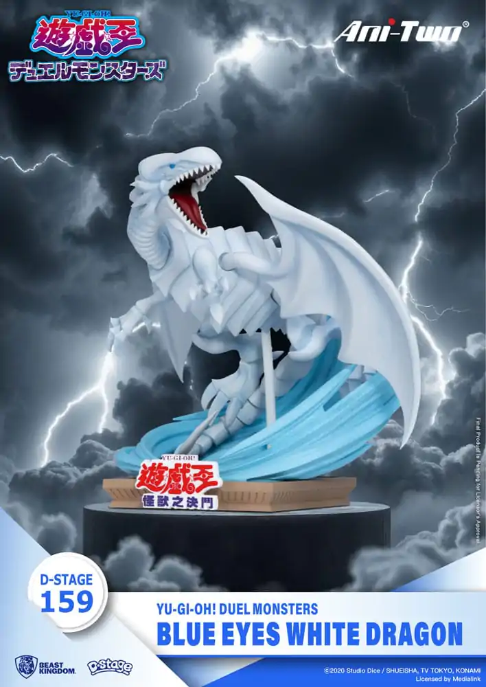 Yu-Gi-Oh! Duel Monsters D-Stage Diorama PVC Blue Eyes White Dragon 15 cm zdjęcie produktu
