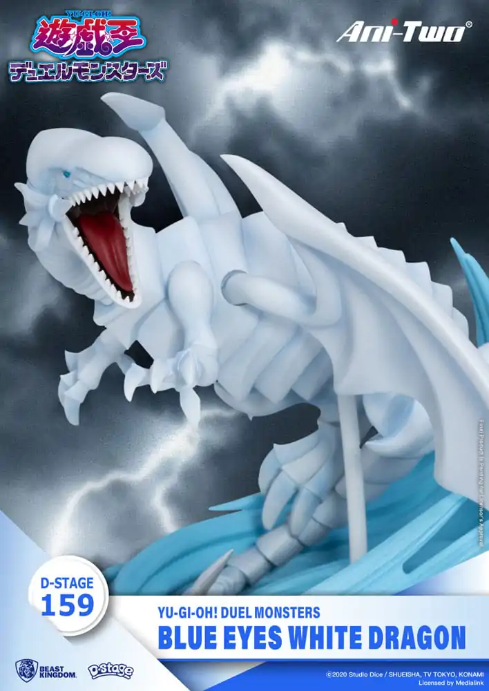 Yu-Gi-Oh! Duel Monsters D-Stage Diorama PVC Blue Eyes White Dragon 15 cm zdjęcie produktu