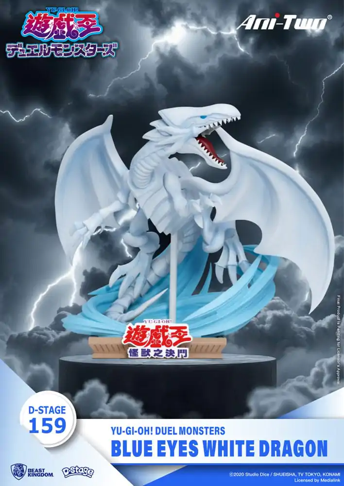Yu-Gi-Oh! Duel Monsters D-Stage Diorama PVC Blue Eyes White Dragon 15 cm zdjęcie produktu