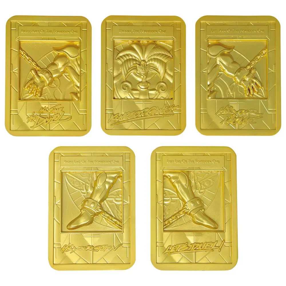 Yu-Gi-Oh! Exodia the Forbidden One Zestaw Sztabek (pozłacany) zdjęcie produktu