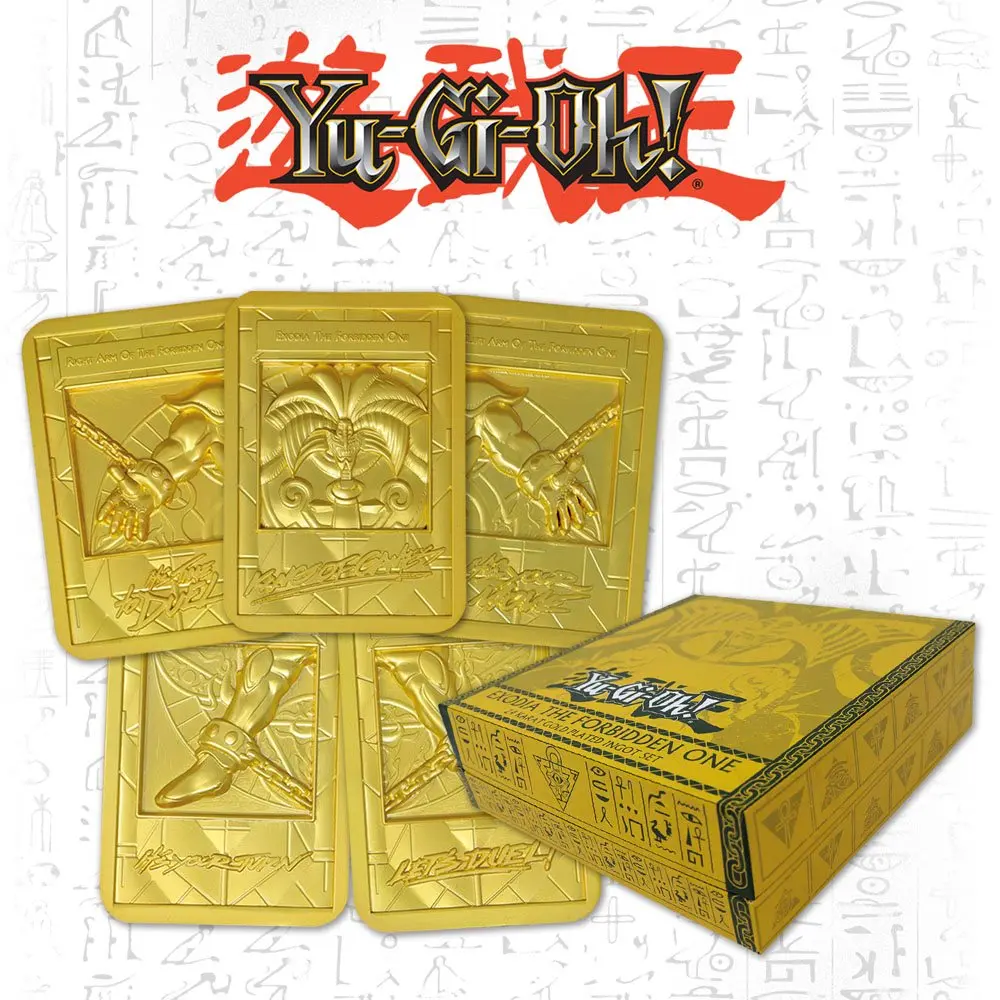 Yu-Gi-Oh! Exodia the Forbidden One Zestaw Sztabek (pozłacany) zdjęcie produktu