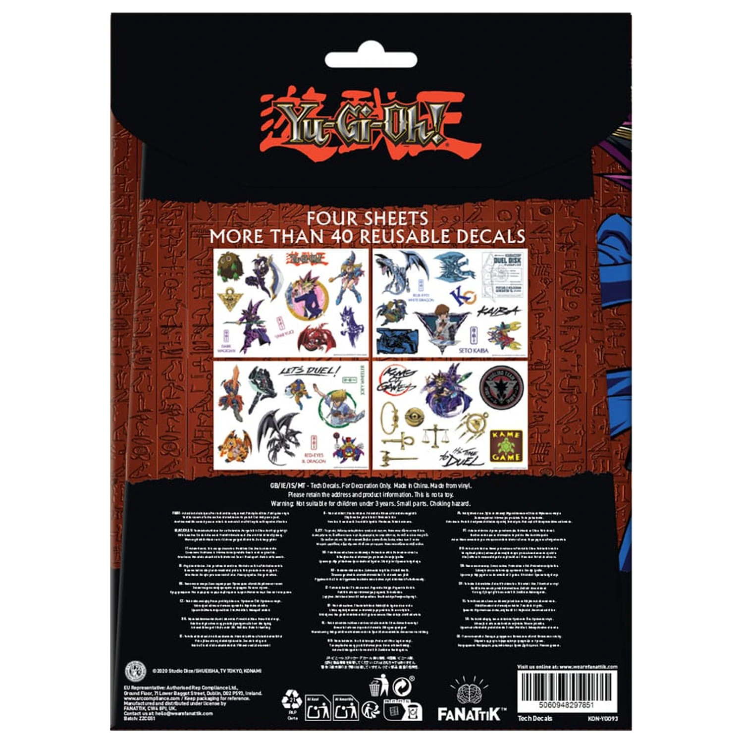 Yu-Gi-Oh! Tech Sticker Pack zdjęcie produktu
