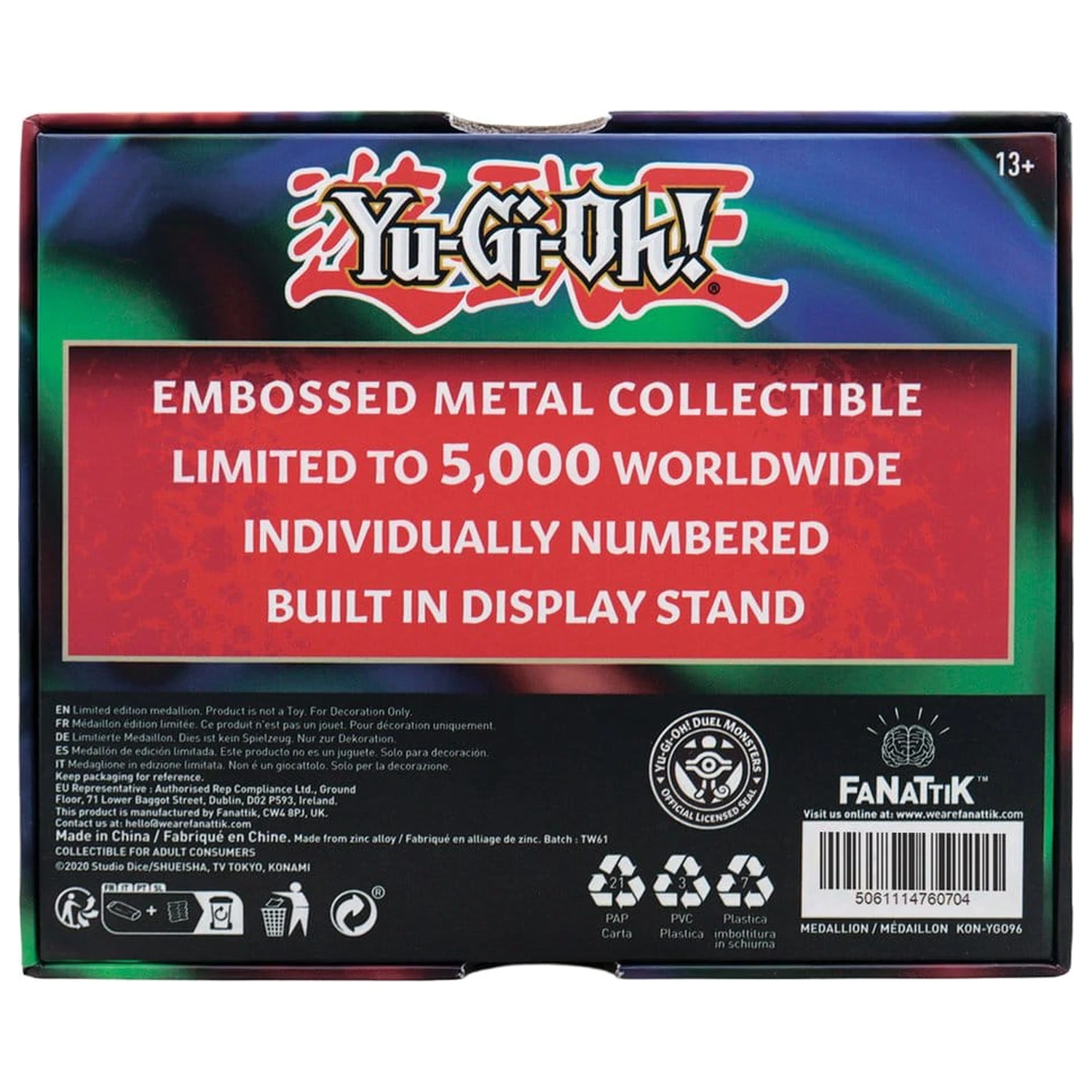 Yu-Gi-Oh! Medalion Exodia Head Edycja Limitowana zdjęcie produktu