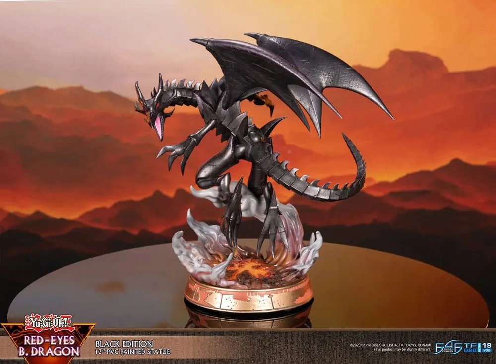 Yu-Gi-Oh! PVC Statuetka Red-Eyes B. Dragon Black Colour 33 cm zdjęcie produktu