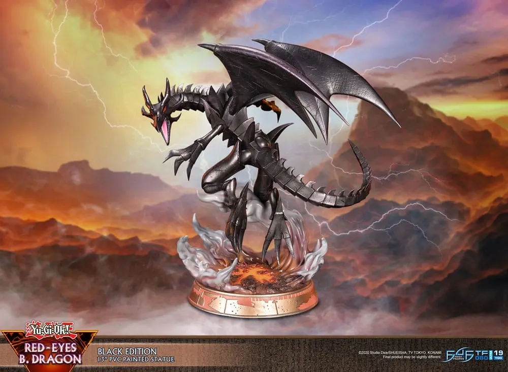 Yu-Gi-Oh! PVC Statuetka Red-Eyes B. Dragon Black Colour 33 cm zdjęcie produktu