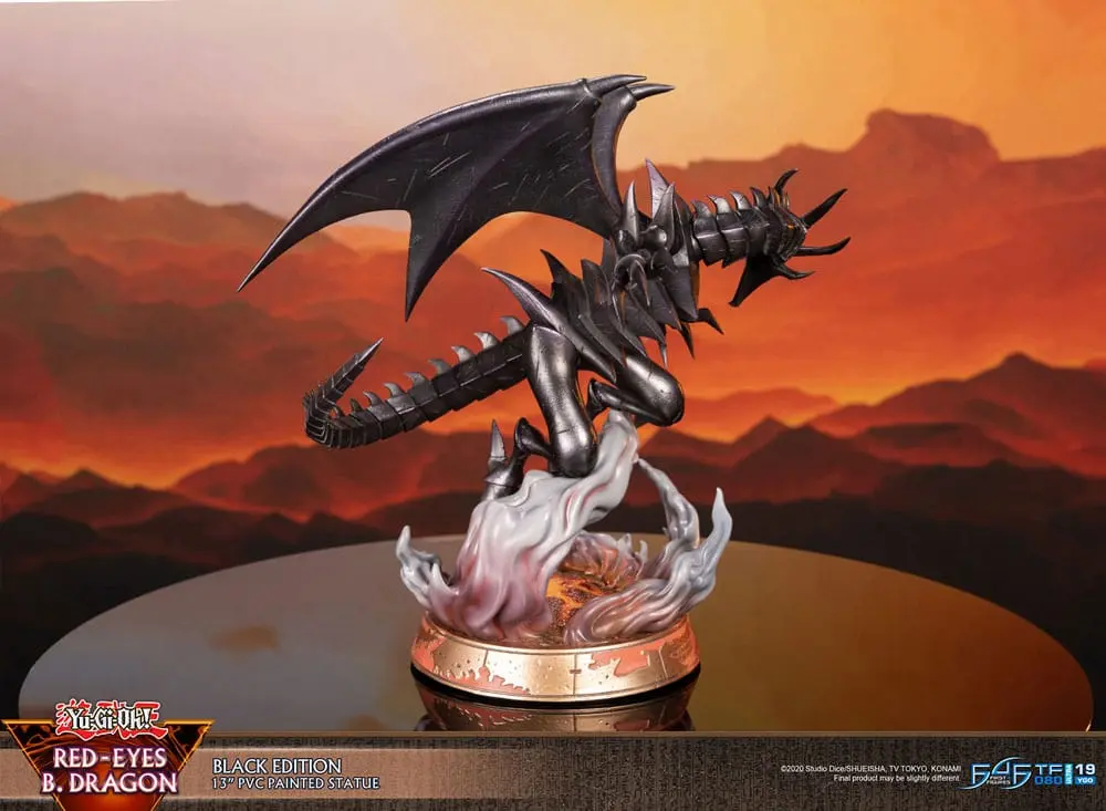 Yu-Gi-Oh! PVC Statuetka Red-Eyes B. Dragon Black Colour 33 cm zdjęcie produktu