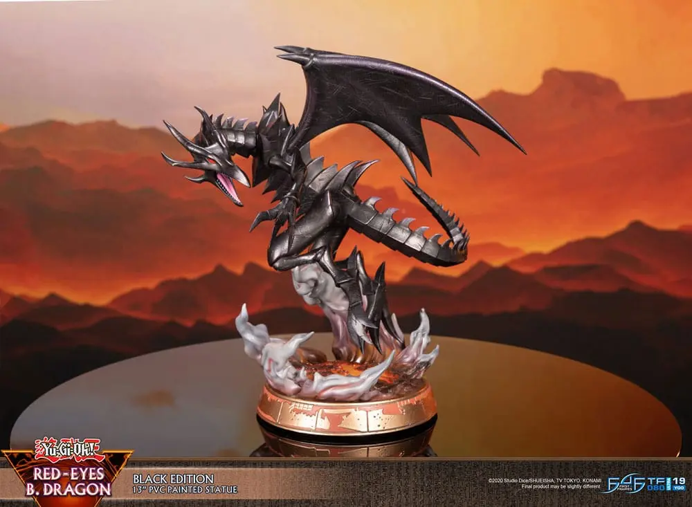 Yu-Gi-Oh! PVC Statuetka Red-Eyes B. Dragon Black Colour 33 cm zdjęcie produktu