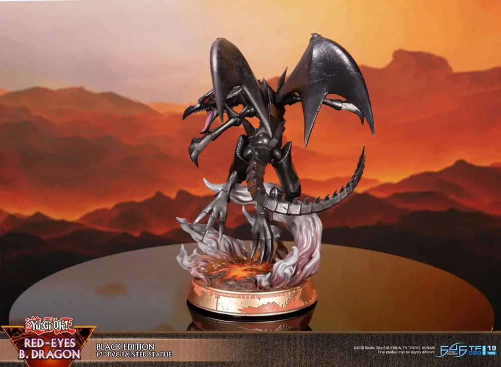 Yu-Gi-Oh! PVC Statuetka Red-Eyes B. Dragon Black Colour 33 cm zdjęcie produktu