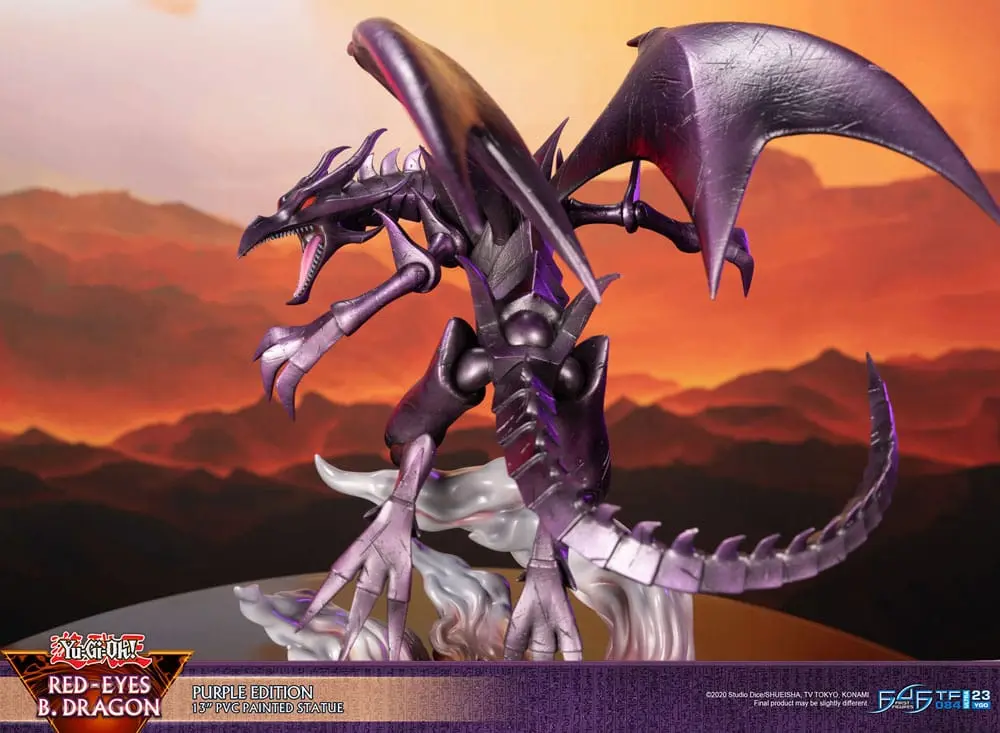 Yu-Gi-Oh! Statua PVC Red-Eyes B. Dragon Purple Colour 33 cm zdjęcie produktu