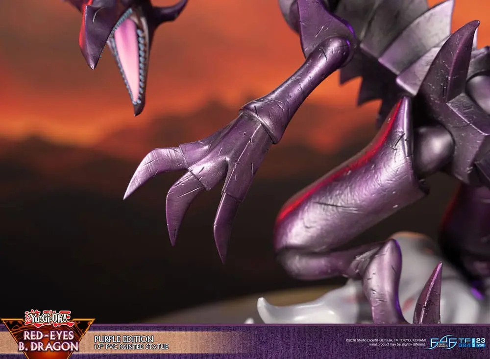 Yu-Gi-Oh! Statua PVC Red-Eyes B. Dragon Purple Colour 33 cm zdjęcie produktu