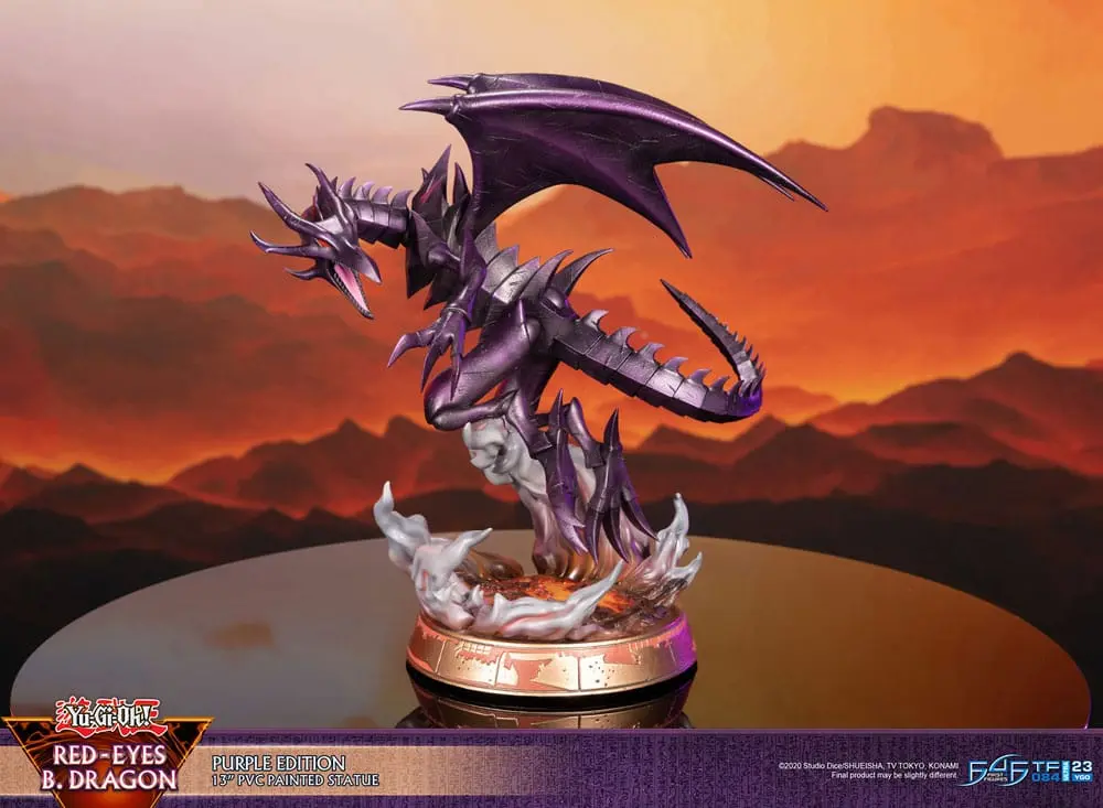 Yu-Gi-Oh! Statua PVC Red-Eyes B. Dragon Purple Colour 33 cm zdjęcie produktu