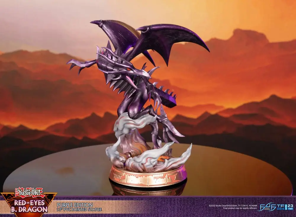 Yu-Gi-Oh! Statua PVC Red-Eyes B. Dragon Purple Colour 33 cm zdjęcie produktu