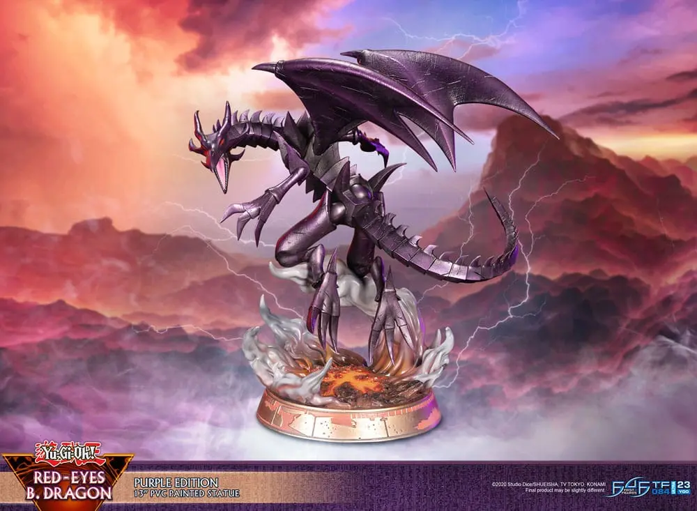 Yu-Gi-Oh! Statua PVC Red-Eyes B. Dragon Purple Colour 33 cm zdjęcie produktu