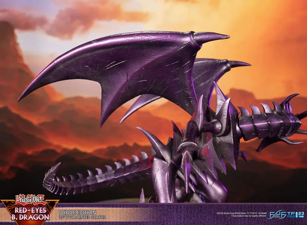 Yu-Gi-Oh! Statua PVC Red-Eyes B. Dragon Purple Colour 33 cm zdjęcie produktu