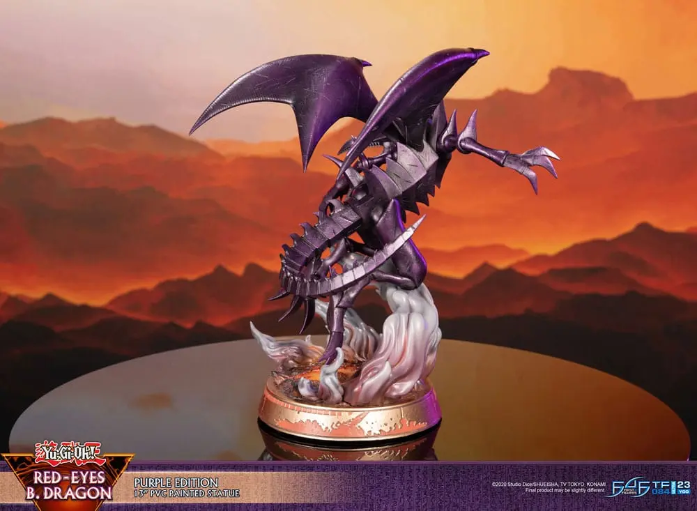 Yu-Gi-Oh! Statua PVC Red-Eyes B. Dragon Purple Colour 33 cm zdjęcie produktu